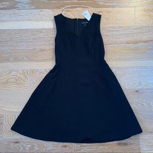 Banana Republic Fit & Flare V-Neck Black Dress
